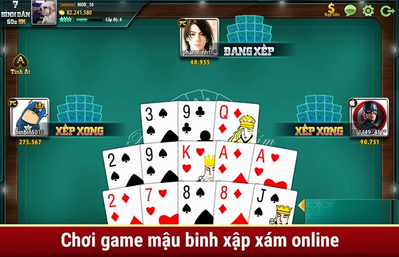 Game Mậu Binh Online ee88